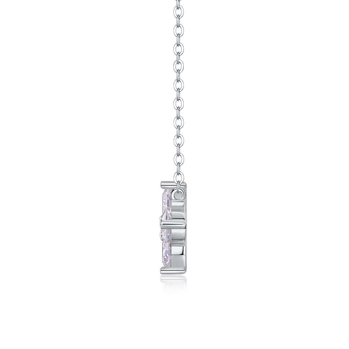 Karolina Sterling Silver and Moissanite Necklace