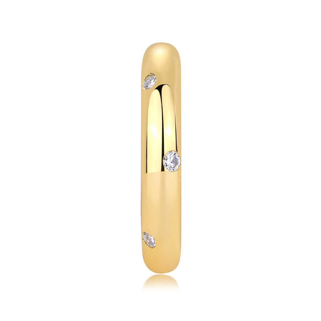 Isabella Love Band In 24k Vermeil