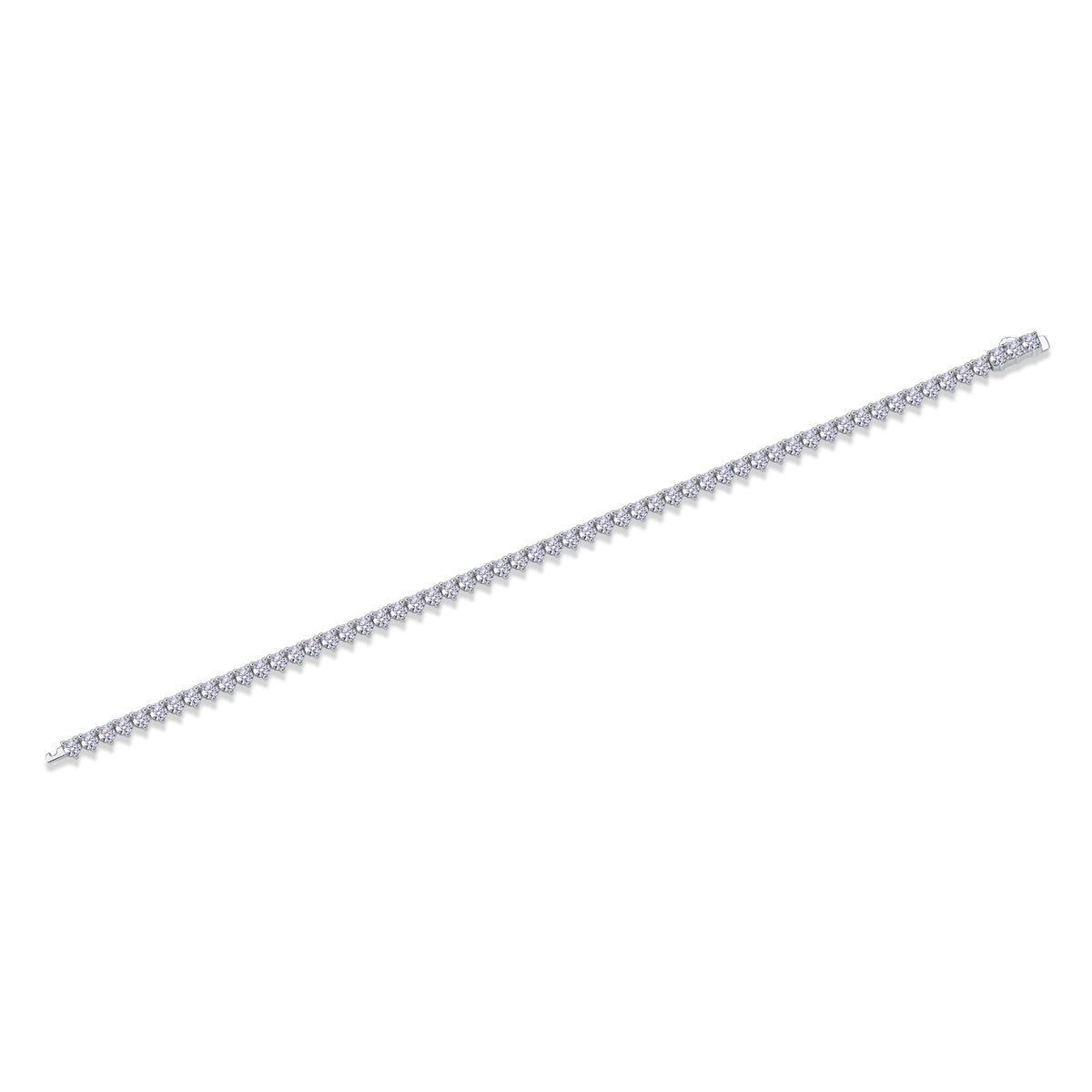 Clarissa Silver and Moissanite Tennis Bracelet