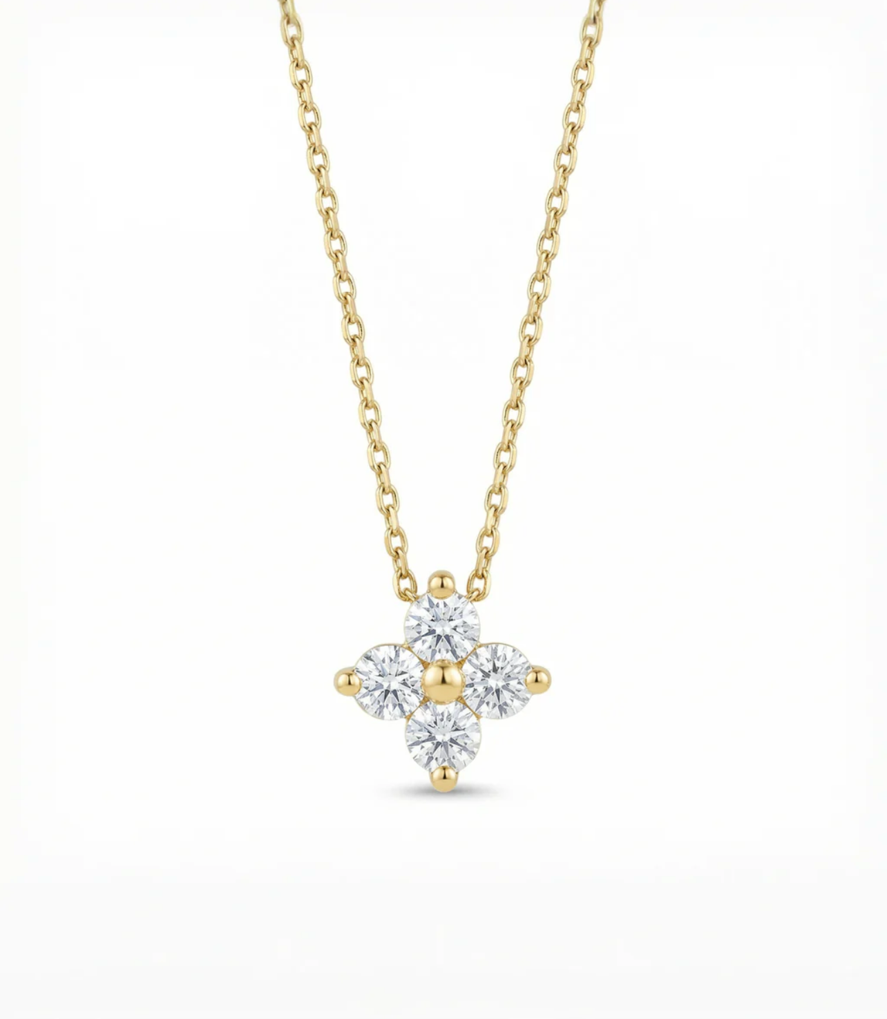 Paris Clover Pendant Necklace