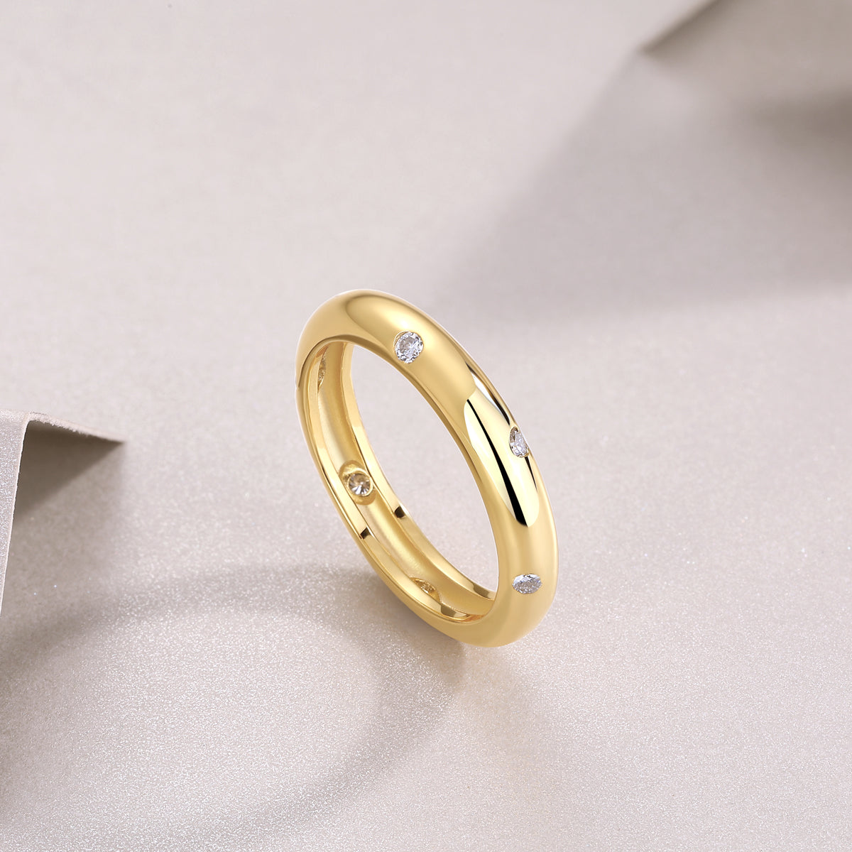 Isabella Love Band In 24k Vermeil