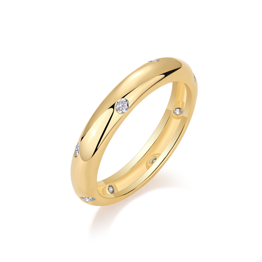 Isabella Love Band In 24k Vermeil