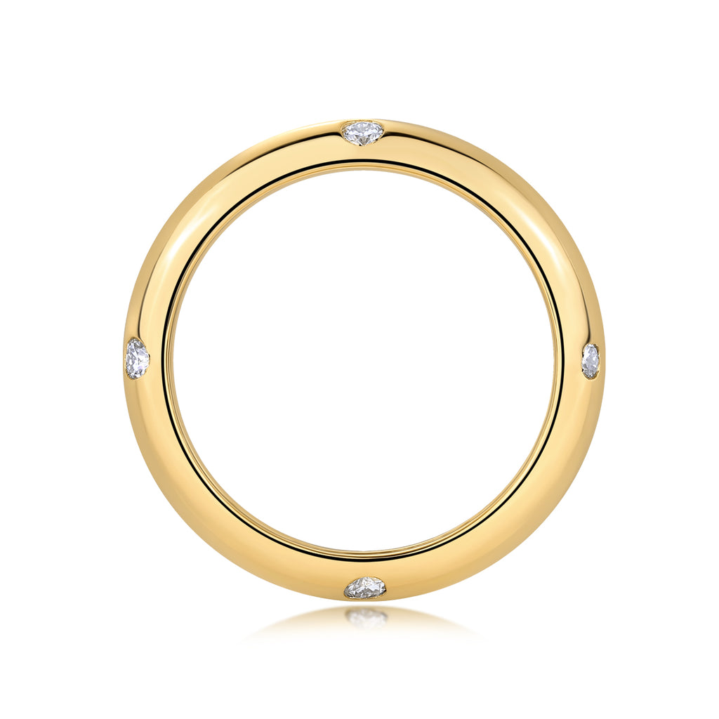 Isabella Love Band In 24k Vermeil