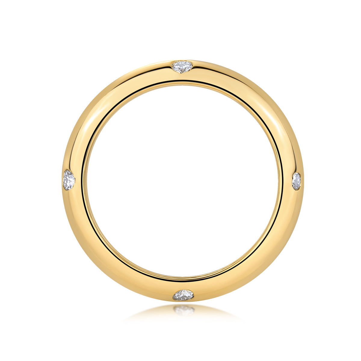 Isabella Love Band In 24k Vermeil